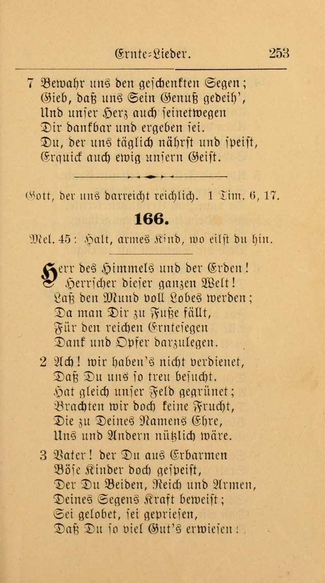 Unparteiische Liedersammlung: zum Gebrauch beim Oeffentlichen Gottesdienst und zur häuslichen Erbauung. (Revidirt und vermehrt) page 263