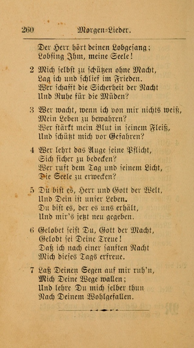 Unparteiische Liedersammlung: zum Gebrauch beim Oeffentlichen Gottesdienst und zur häuslichen Erbauung. (Revidirt und vermehrt) page 270