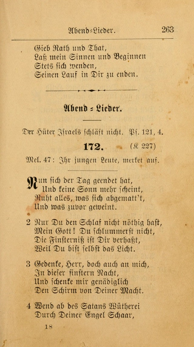 Unparteiische Liedersammlung: zum Gebrauch beim Oeffentlichen Gottesdienst und zur häuslichen Erbauung. (Revidirt und vermehrt) page 273