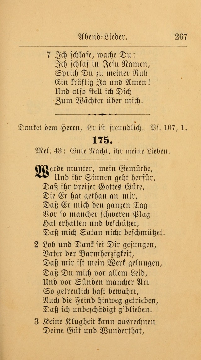 Unparteiische Liedersammlung: zum Gebrauch beim Oeffentlichen Gottesdienst und zur häuslichen Erbauung. (Revidirt und vermehrt) page 277