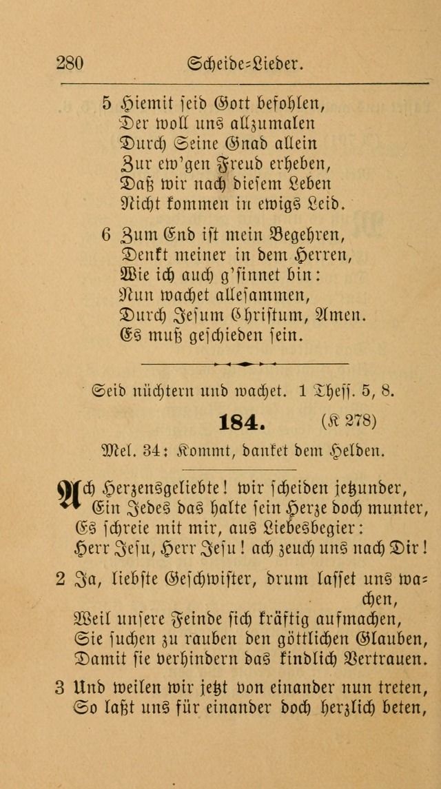 Unparteiische Liedersammlung: zum Gebrauch beim Oeffentlichen Gottesdienst und zur häuslichen Erbauung. (Revidirt und vermehrt) page 290