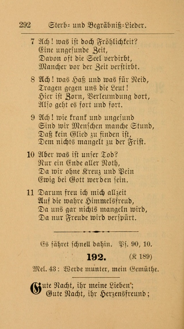 Unparteiische Liedersammlung: zum Gebrauch beim Oeffentlichen Gottesdienst und zur häuslichen Erbauung. (Revidirt und vermehrt) page 304