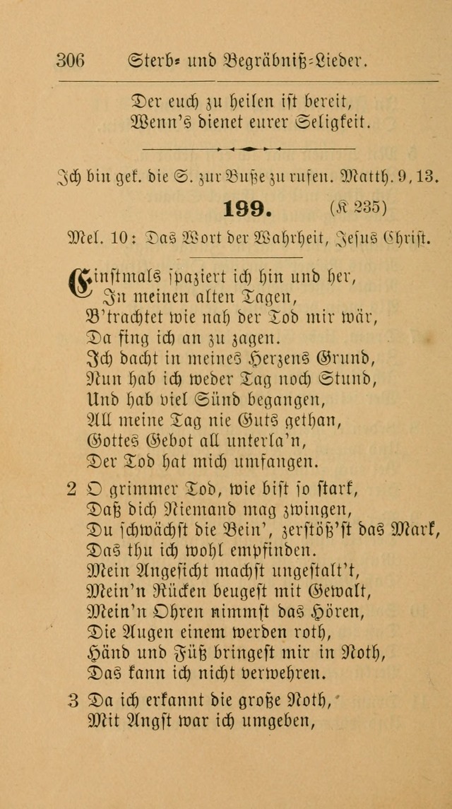 Unparteiische Liedersammlung: zum Gebrauch beim Oeffentlichen Gottesdienst und zur häuslichen Erbauung. (Revidirt und vermehrt) page 318