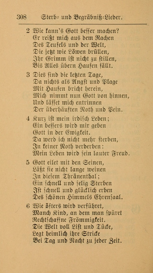 Unparteiische Liedersammlung: zum Gebrauch beim Oeffentlichen Gottesdienst und zur häuslichen Erbauung. (Revidirt und vermehrt) page 320