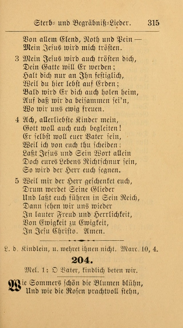 Unparteiische Liedersammlung: zum Gebrauch beim Oeffentlichen Gottesdienst und zur häuslichen Erbauung. (Revidirt und vermehrt) page 327