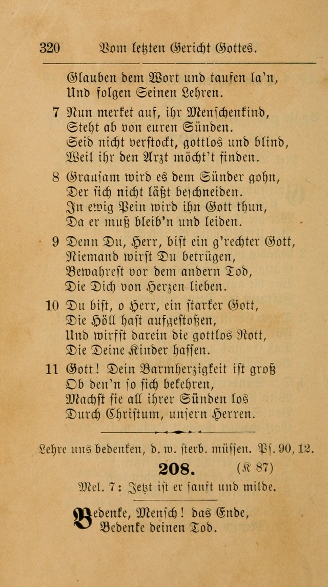 Unparteiische Liedersammlung: zum Gebrauch beim Oeffentlichen Gottesdienst und zur häuslichen Erbauung. (Revidirt und vermehrt) page 332