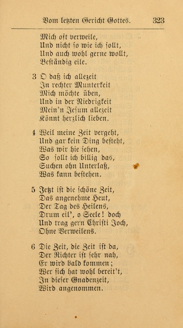 Unparteiische Liedersammlung: zum Gebrauch beim Oeffentlichen Gottesdienst und zur häuslichen Erbauung. (Revidirt und vermehrt) page 335