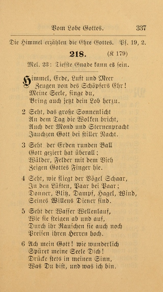 Unparteiische Liedersammlung: zum Gebrauch beim Oeffentlichen Gottesdienst und zur häuslichen Erbauung. (Revidirt und vermehrt) page 349