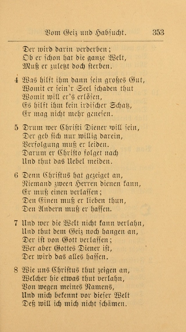 Unparteiische Liedersammlung: zum Gebrauch beim Oeffentlichen Gottesdienst und zur häuslichen Erbauung. (Revidirt und vermehrt) page 365