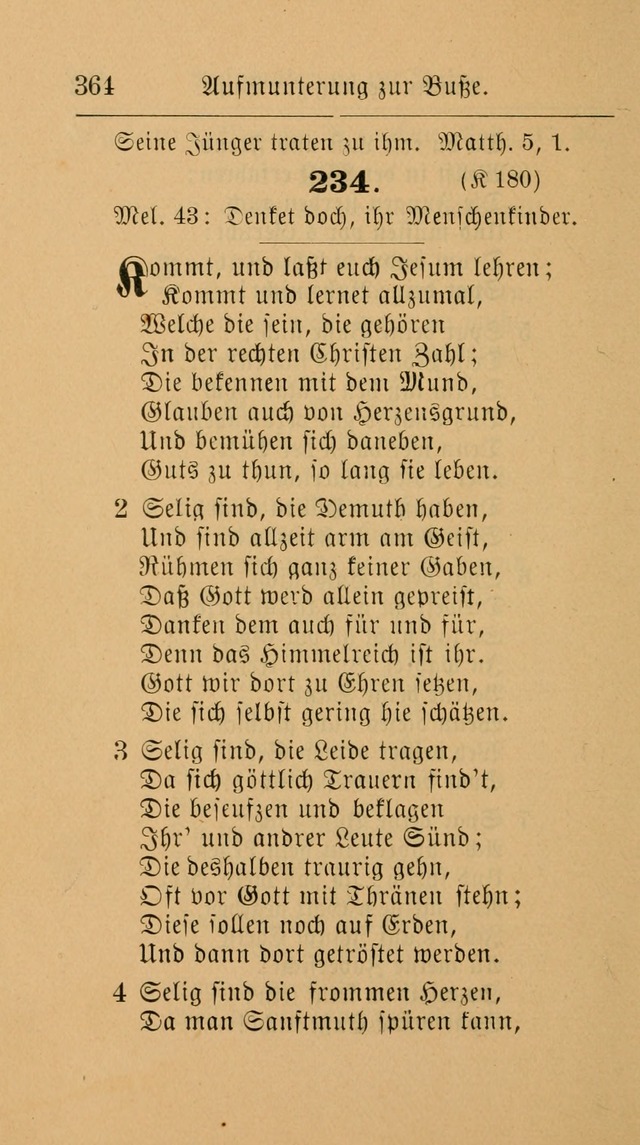 Unparteiische Liedersammlung: zum Gebrauch beim Oeffentlichen Gottesdienst und zur häuslichen Erbauung. (Revidirt und vermehrt) page 376