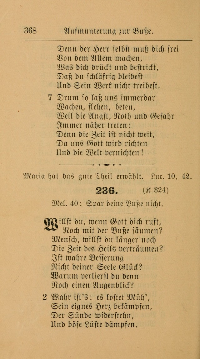 Unparteiische Liedersammlung: zum Gebrauch beim Oeffentlichen Gottesdienst und zur häuslichen Erbauung. (Revidirt und vermehrt) page 380