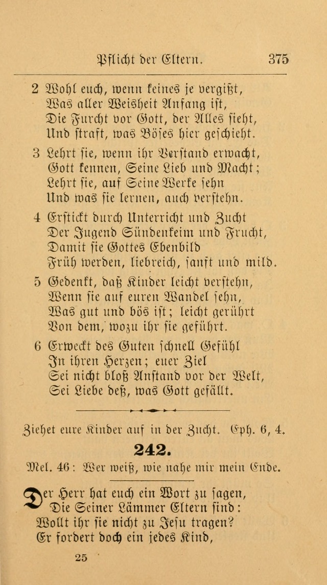 Unparteiische Liedersammlung: zum Gebrauch beim Oeffentlichen Gottesdienst und zur häuslichen Erbauung. (Revidirt und vermehrt) page 387