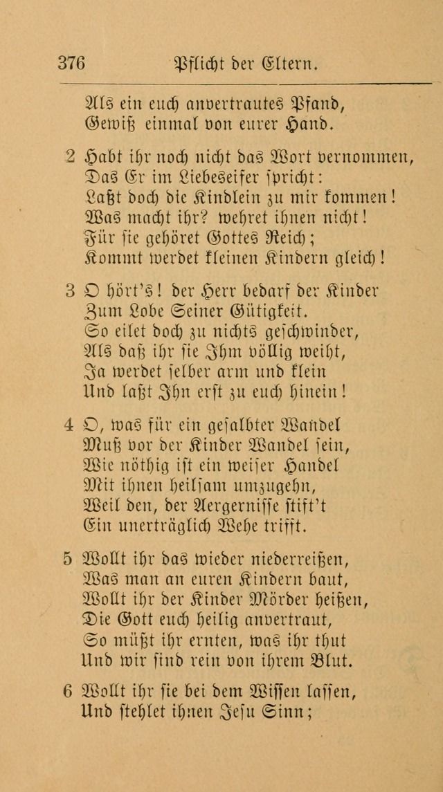 Unparteiische Liedersammlung: zum Gebrauch beim Oeffentlichen Gottesdienst und zur häuslichen Erbauung. (Revidirt und vermehrt) page 388