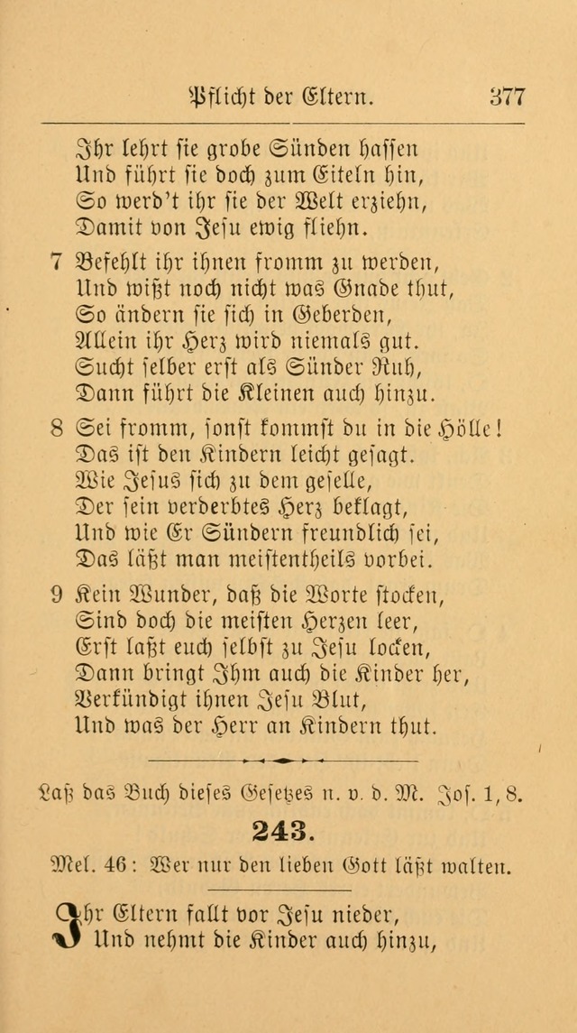 Unparteiische Liedersammlung: zum Gebrauch beim Oeffentlichen Gottesdienst und zur häuslichen Erbauung. (Revidirt und vermehrt) page 389