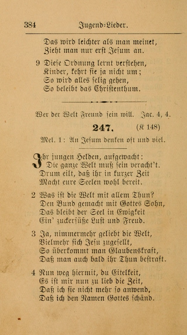 Unparteiische Liedersammlung: zum Gebrauch beim Oeffentlichen Gottesdienst und zur häuslichen Erbauung. (Revidirt und vermehrt) page 396