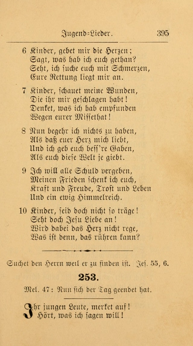 Unparteiische Liedersammlung: zum Gebrauch beim Oeffentlichen Gottesdienst und zur häuslichen Erbauung. (Revidirt und vermehrt) page 407