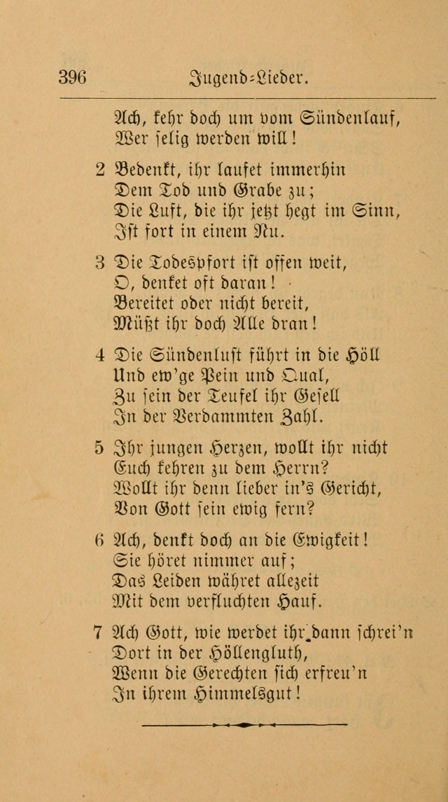 Unparteiische Liedersammlung: zum Gebrauch beim Oeffentlichen Gottesdienst und zur häuslichen Erbauung. (Revidirt und vermehrt) page 408