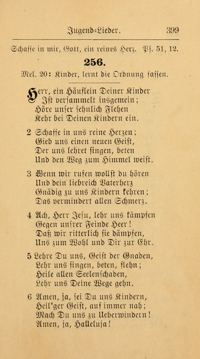 Unparteiische Liedersammlung: zum Gebrauch beim Oeffentlichen Gottesdienst und zur häuslichen Erbauung. (Revidirt und vermehrt) page 411