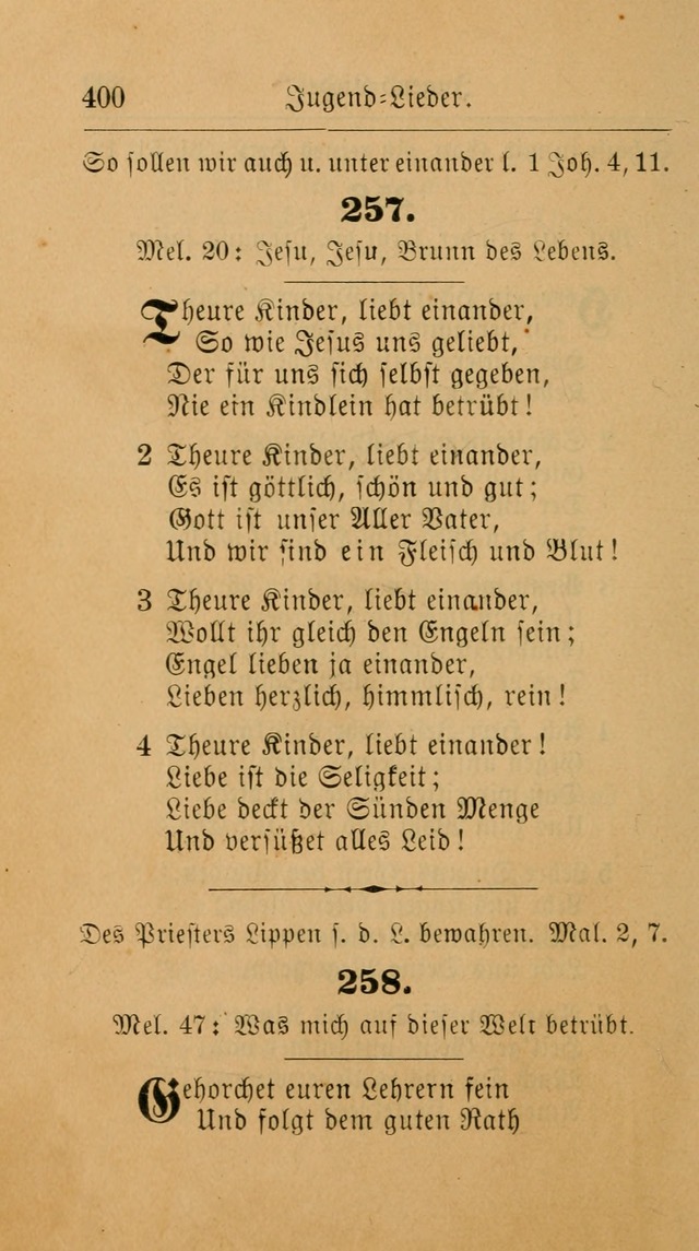 Unparteiische Liedersammlung: zum Gebrauch beim Oeffentlichen Gottesdienst und zur häuslichen Erbauung. (Revidirt und vermehrt) page 412