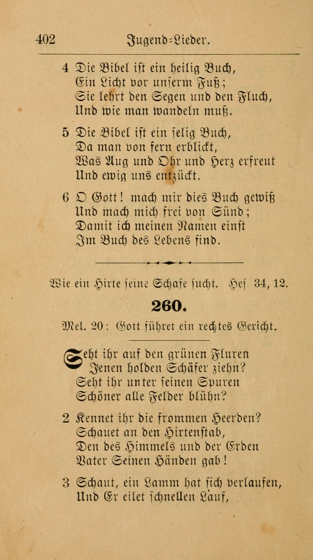 Unparteiische Liedersammlung: zum Gebrauch beim Oeffentlichen Gottesdienst und zur häuslichen Erbauung. (Revidirt und vermehrt) page 414