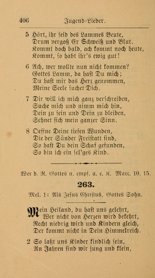 Unparteiische Liedersammlung: zum Gebrauch beim Oeffentlichen Gottesdienst und zur häuslichen Erbauung. (Revidirt und vermehrt) page 418