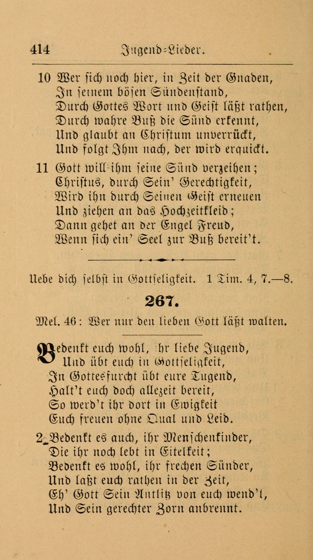 Unparteiische Liedersammlung: zum Gebrauch beim Oeffentlichen Gottesdienst und zur häuslichen Erbauung. (Revidirt und vermehrt) page 426