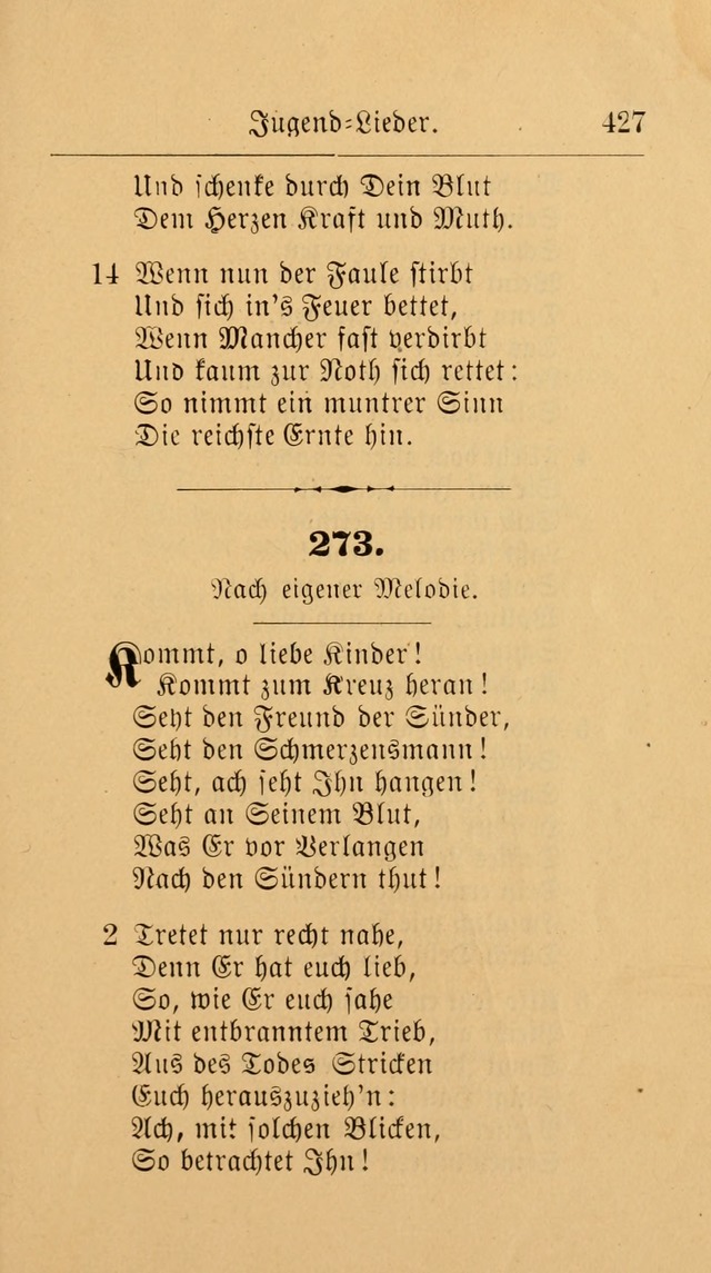 Unparteiische Liedersammlung: zum Gebrauch beim Oeffentlichen Gottesdienst und zur häuslichen Erbauung. (Revidirt und vermehrt) page 439