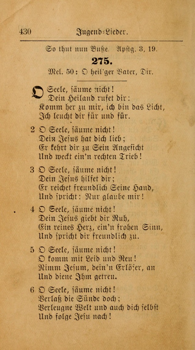 Unparteiische Liedersammlung: zum Gebrauch beim Oeffentlichen Gottesdienst und zur häuslichen Erbauung. (Revidirt und vermehrt) page 442