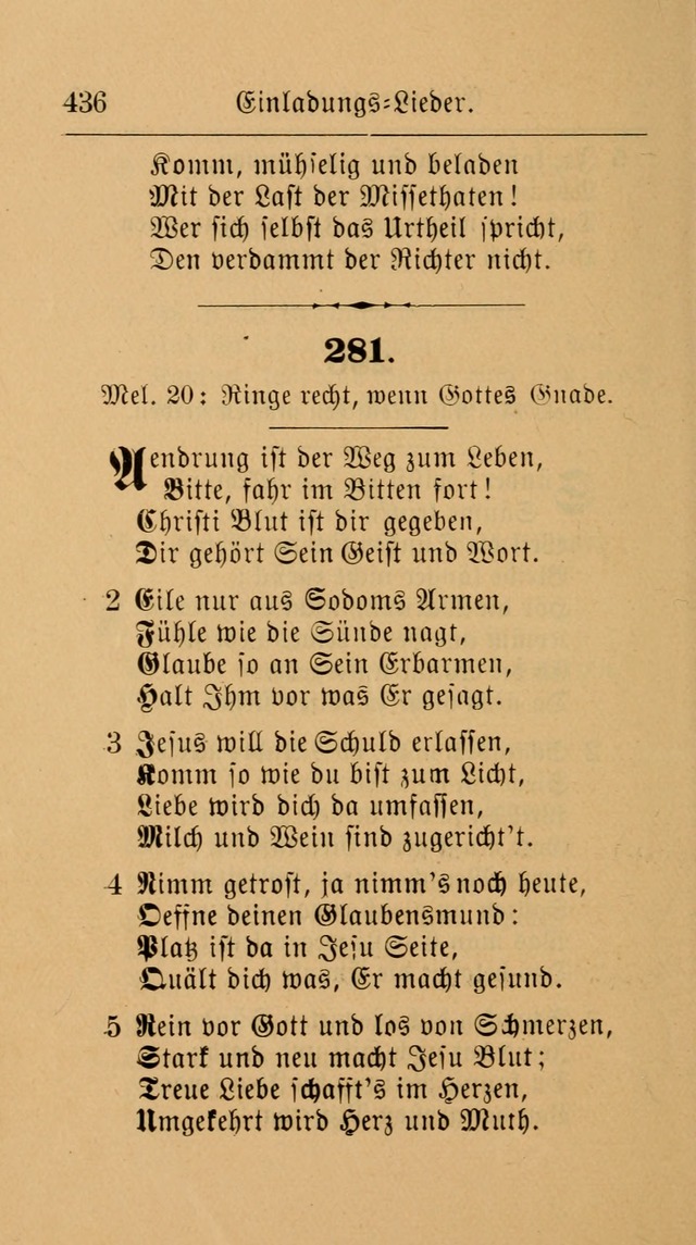 Unparteiische Liedersammlung: zum Gebrauch beim Oeffentlichen Gottesdienst und zur häuslichen Erbauung. (Revidirt und vermehrt) page 448