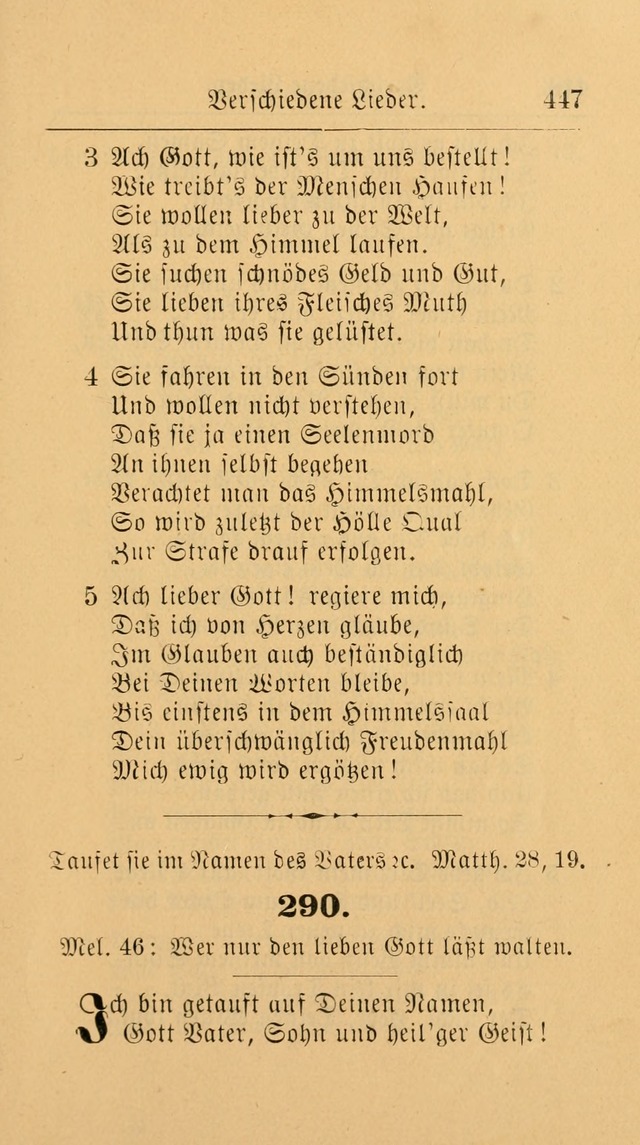 Unparteiische Liedersammlung: zum Gebrauch beim Oeffentlichen Gottesdienst und zur häuslichen Erbauung. (Revidirt und vermehrt) page 459