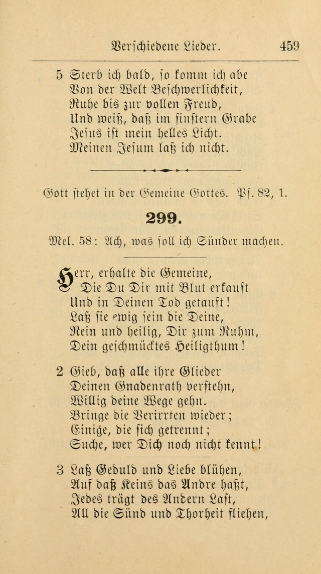 Unparteiische Liedersammlung: zum Gebrauch beim Oeffentlichen Gottesdienst und zur häuslichen Erbauung. (Revidirt und vermehrt) page 471