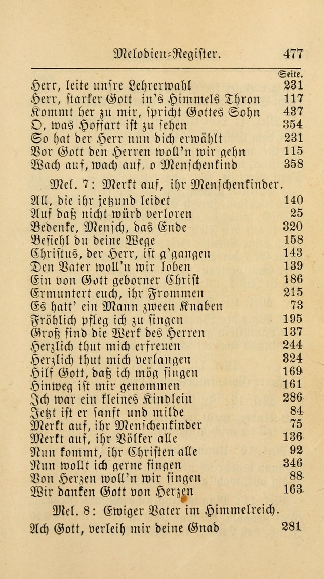 Unparteiische Liedersammlung: zum Gebrauch beim Oeffentlichen Gottesdienst und zur häuslichen Erbauung. (Revidirt und vermehrt) page 489