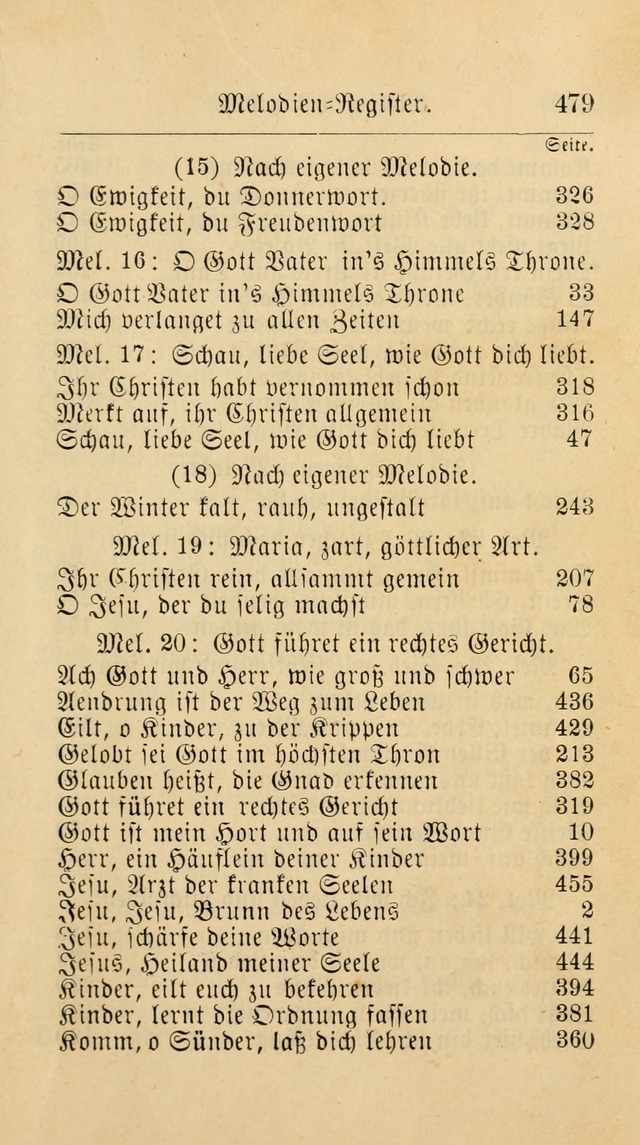 Unparteiische Liedersammlung: zum Gebrauch beim Oeffentlichen Gottesdienst und zur häuslichen Erbauung. (Revidirt und vermehrt) page 491