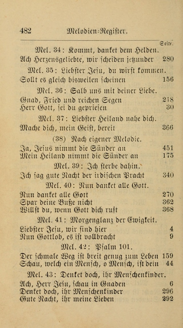 Unparteiische Liedersammlung: zum Gebrauch beim Oeffentlichen Gottesdienst und zur häuslichen Erbauung. (Revidirt und vermehrt) page 494