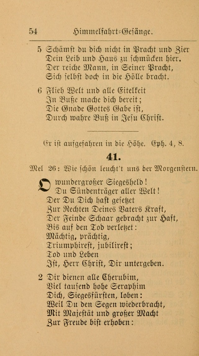 Unparteiische Liedersammlung: zum Gebrauch beim Oeffentlichen Gottesdienst und zur häuslichen Erbauung. (Revidirt und vermehrt) page 54