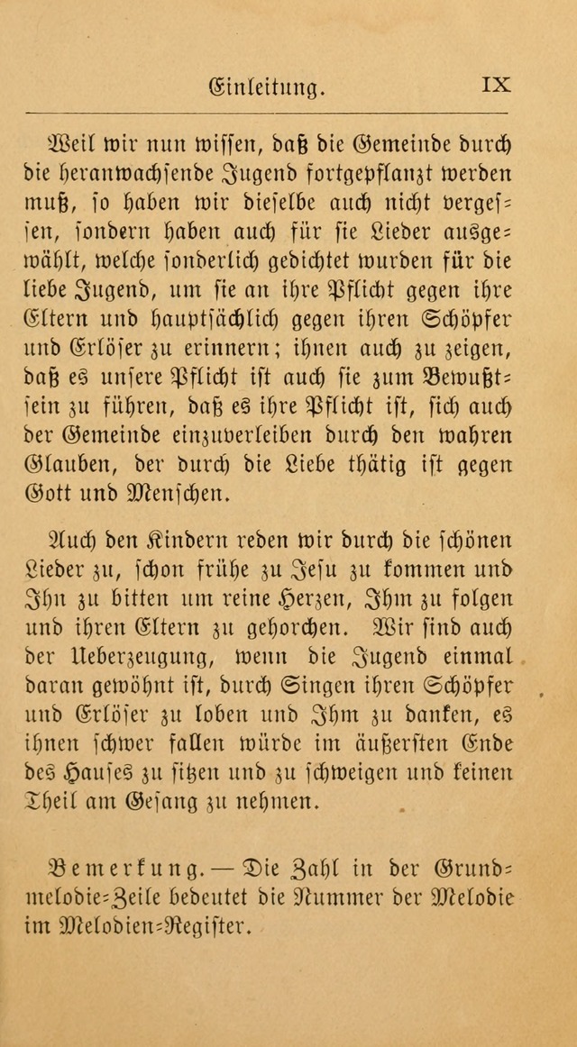 Unparteiische Liedersammlung: zum Gebrauch beim Oeffentlichen Gottesdienst und zur häuslichen Erbauung. (Revidirt und vermehrt) page xiii