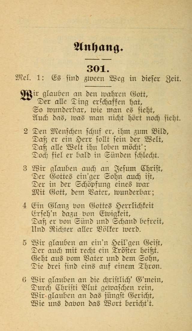 Unparteiische Liedersammlung zum Gebrauch beim Oeffentliche Gottesdienst und zur Häuslichen Erbauung (Revidirt und vehmehrt) page 462