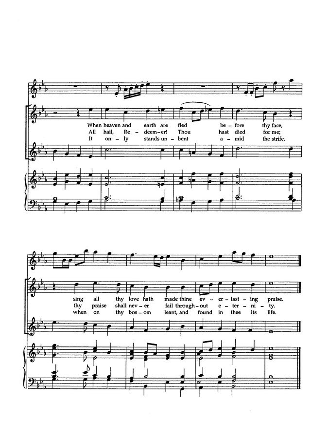 The United Methodist Hymnal Music Supplement page 61