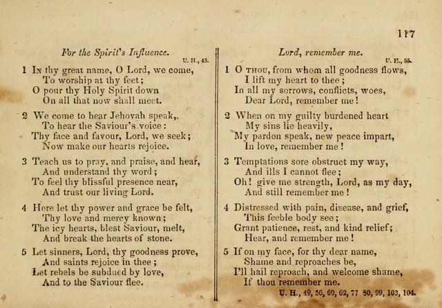 The Union Singing Book: arranged for and adapted to the Sunday school union hymn book page 107