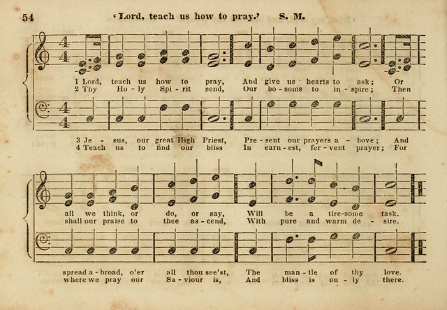 The Union Singing Book: arranged for and adapted to the Sunday school union hymn book page 52