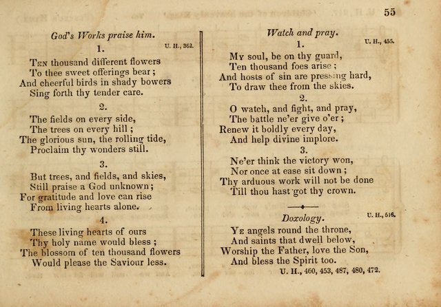 The Union Singing Book: arranged for and adapted to the Sunday school union hymn book page 53