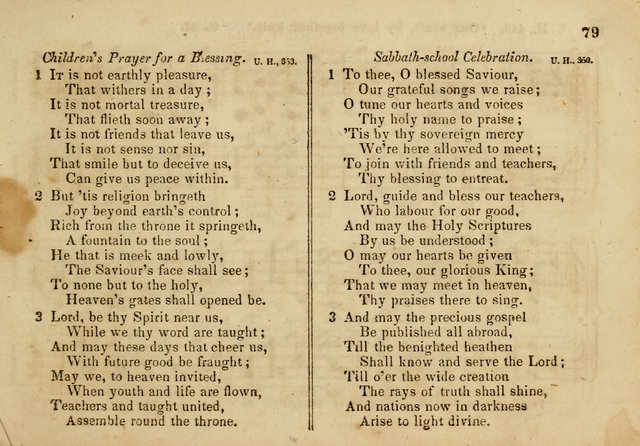 The Union Singing Book: arranged for and adapted to the Sunday school union hymn book page 77