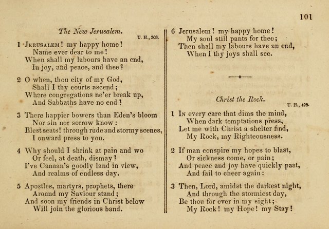 The Union Singing Book: arranged for and adapted to the Sunday school union hymn book page 91