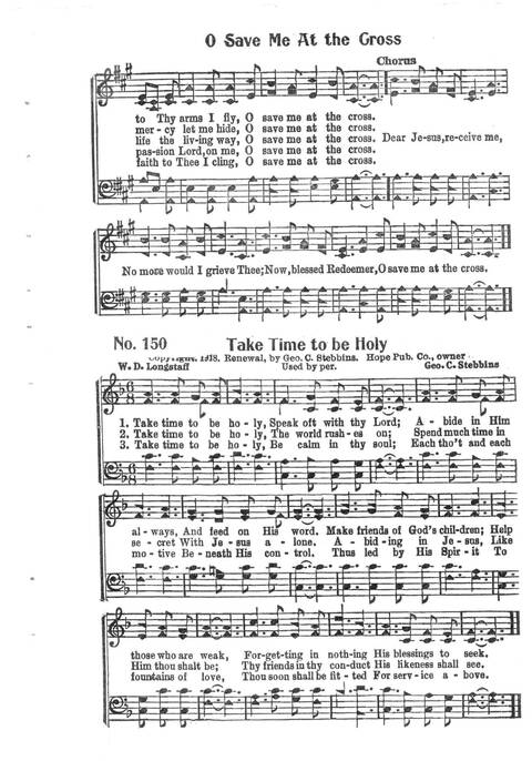 Universal Songs and Hymns: a complete hymnal page 148