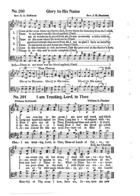 Universal Songs and Hymns: a complete hymnal page 186