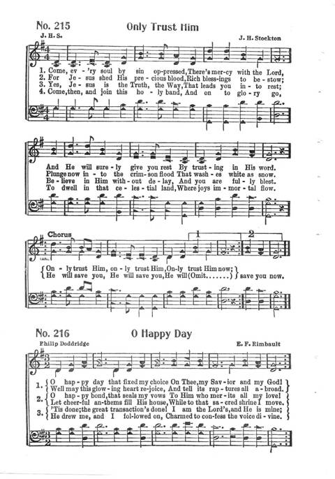 Universal Songs and Hymns: a complete hymnal page 196