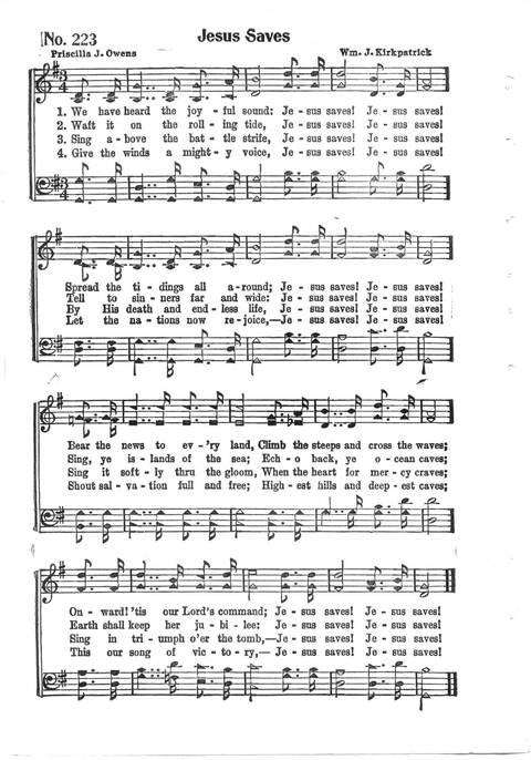 Universal Songs and Hymns: a complete hymnal page 202