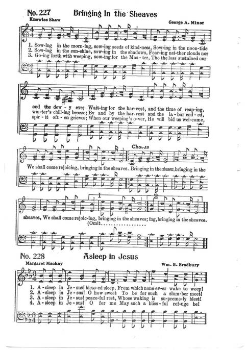 Universal Songs and Hymns: a complete hymnal page 206