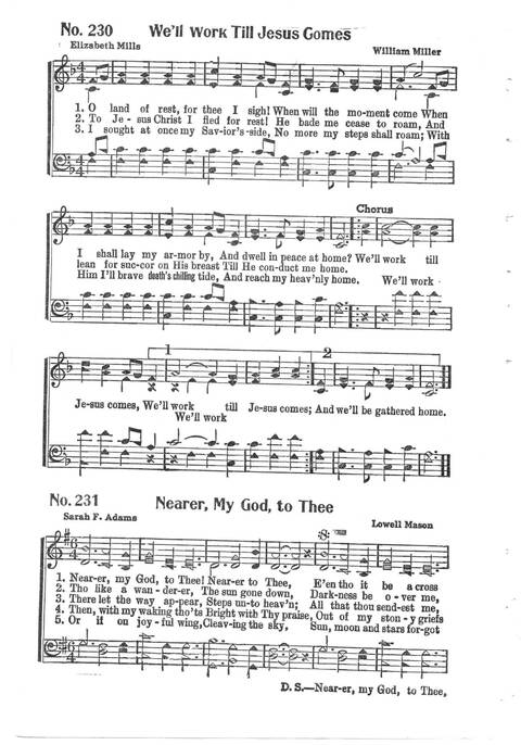 Universal Songs and Hymns: a complete hymnal page 208