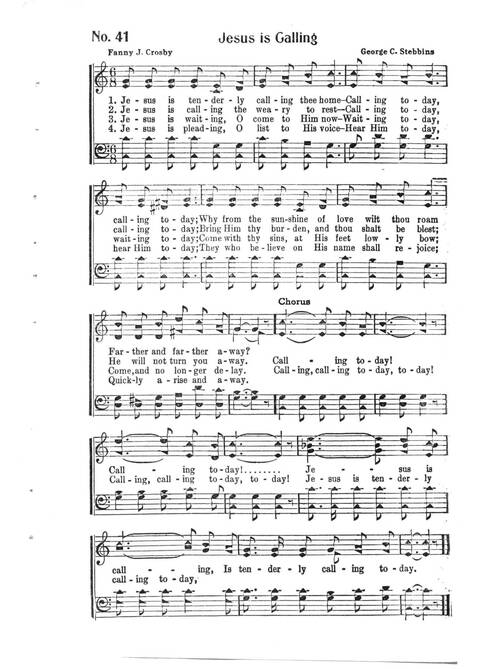 Universal Songs and Hymns: a complete hymnal page 42